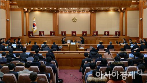[포토]박근혜 대통령 탄핵심판 3차 공개 변론