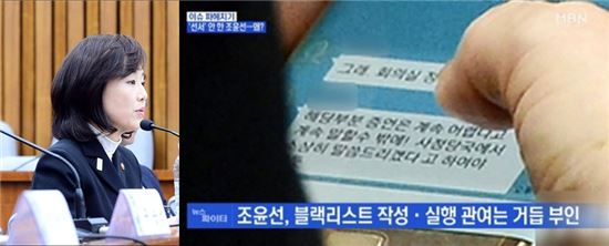 조윤선, 남편 박성엽에 '카톡' 지시 받았다…'청문회 농단'