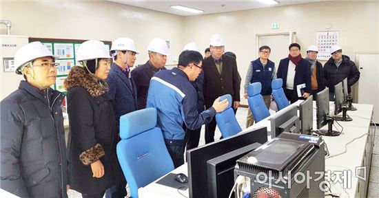 전남도의회 경제관광문화위원회, 해수담수화사업 현장견학