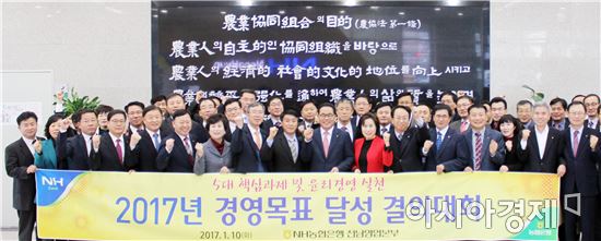 NH농협은행 전남영업본부, 경영목표 달성 결의대회 개최