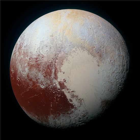 ▲2015년 7월 뉴호라이즌스 호가 명왕성을 근접 촬영하는데 성공했다.[사진제공=NASA]