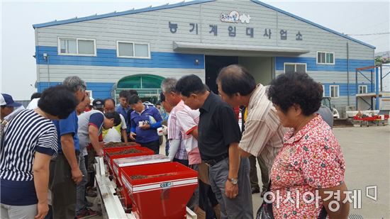 영광군, 2016 농기계임대사업 농업인들로부터 큰 호응