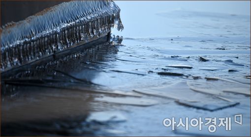[포토]살얼음 낀 한강