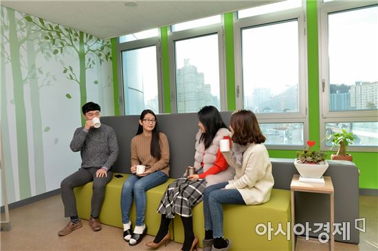 광주 남구, 청사 자투리 공간에 카페 느낌 휴게실 ‘눈길’