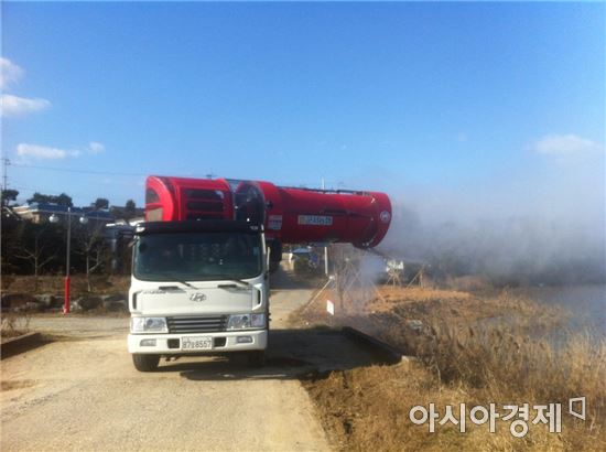 영암군 군서면, 조류인플루엔자(AI) 차단 방역소독 총력