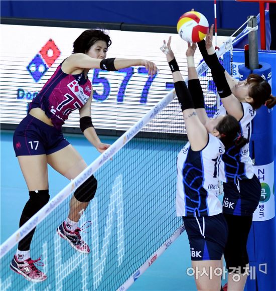 [포토]이재영, '터치아웃 작전이야'