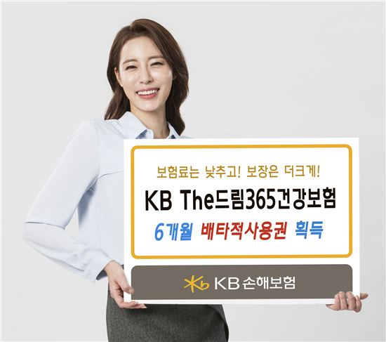 KB손보, 'KB The드림365건강보험' 배타적 사용권 획득