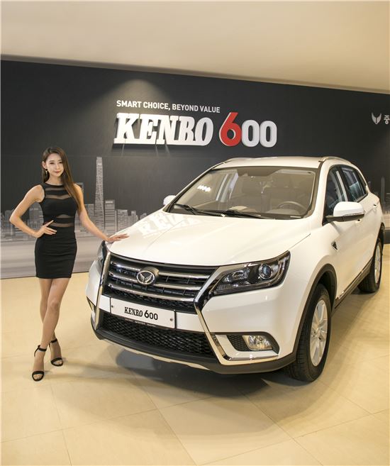 중국車 입성, 중한자동차 중형 SUV '켄보 600' 출시 