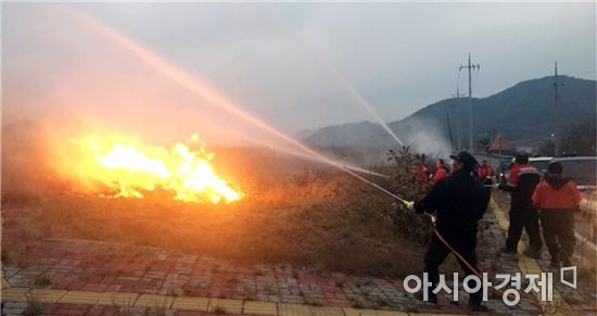 장흥군, 발 빠른 봄철 산불예방 활동 ‘눈길’