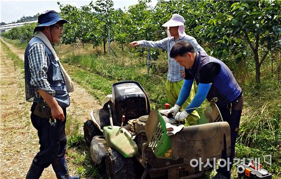 영암군 2016년 농기계임대사업소 임대실적 15% 증가