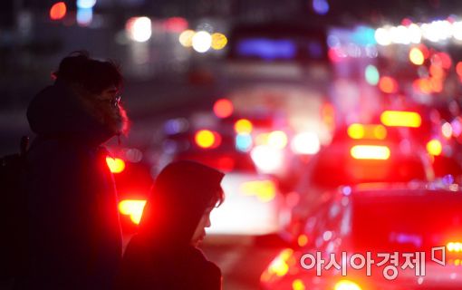 [포토]한파주의보 내린 출근길