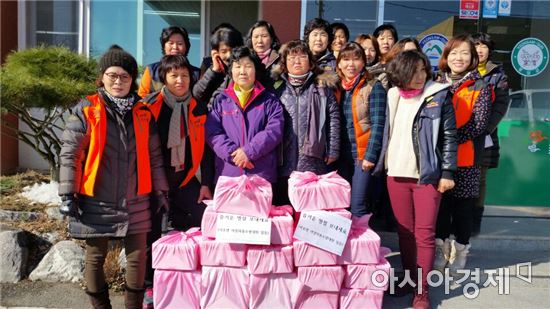 영암군 서호면 여성의용소방대 “이웃에 온정의 손길”