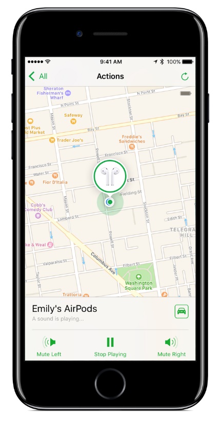 애플, '에어팟 위치 찾기' 도입한다