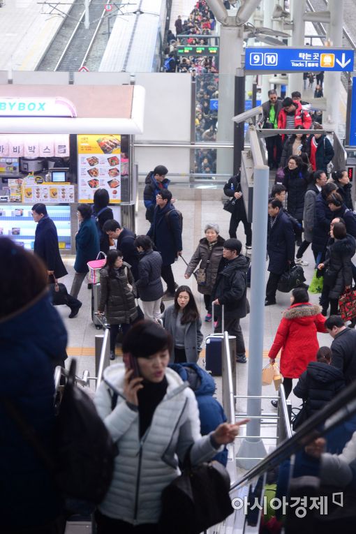 [포토]귀경행렬 '시작'