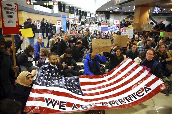 [포토]"우리가 미국이다"…트럼프 反이민 반대