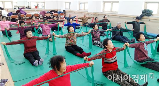 곡성군, “농업인재활 운동프로그램”인기