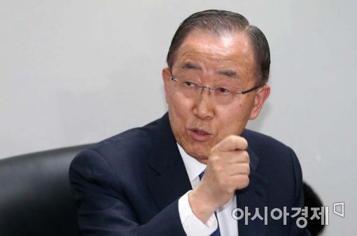 [포토]반기문 "촛불민심 변질됐다"