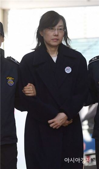 [포토]특검 재소환된 조윤선 전 장관 