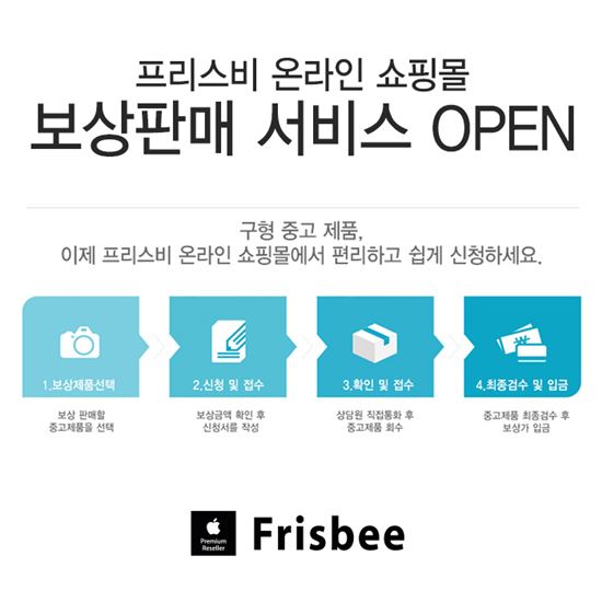 프리스비, 온라인 보상 판매 서비스 시작