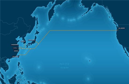KT서브마린, 1만4000㎞ 태평양횡단 케이블공사 참여