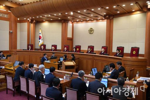 [포토]박근혜 대통령 탄핵심판 11차 변론기일