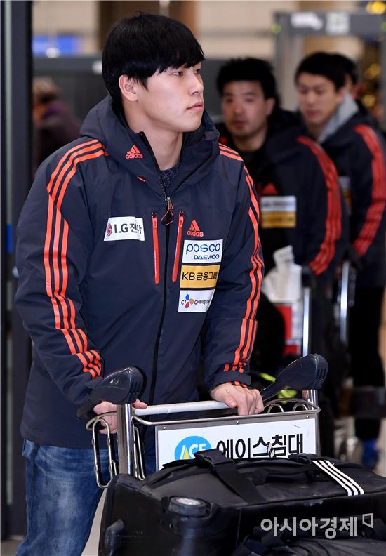 [포토]귀국하는 스켈레톤 대표팀