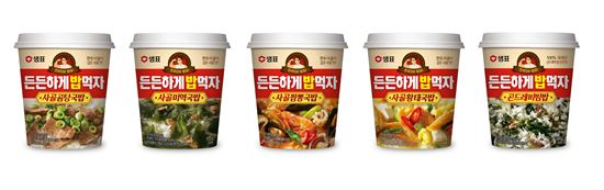 샘표, 든든하게 밥먹자 컵밥 5종 출시