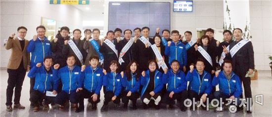 전남도청 완도출신 향우공직자, 해조류박람회 홍보활동 나서