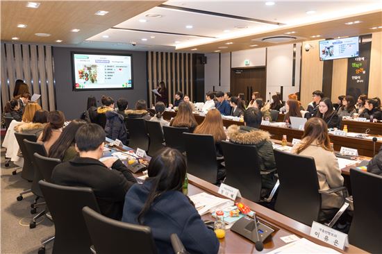 [포토]양천구, 대학생 아르바이트 지역디자인 결과 발표회 열어