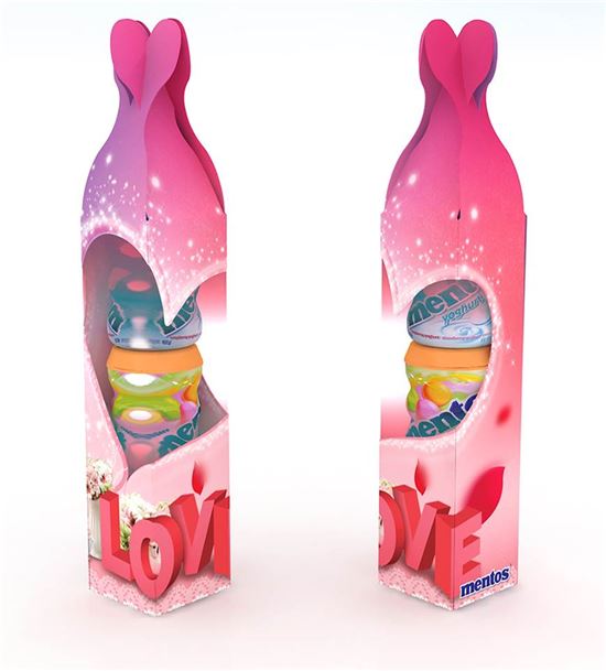 농심, '멘토스 밸런타인 특별 패키지' 출시