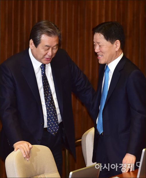 [포토]국민의당 찾아간 김무성