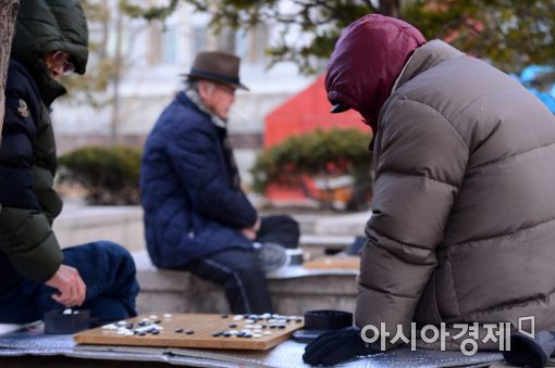 [포토]'추워도 공원으로'