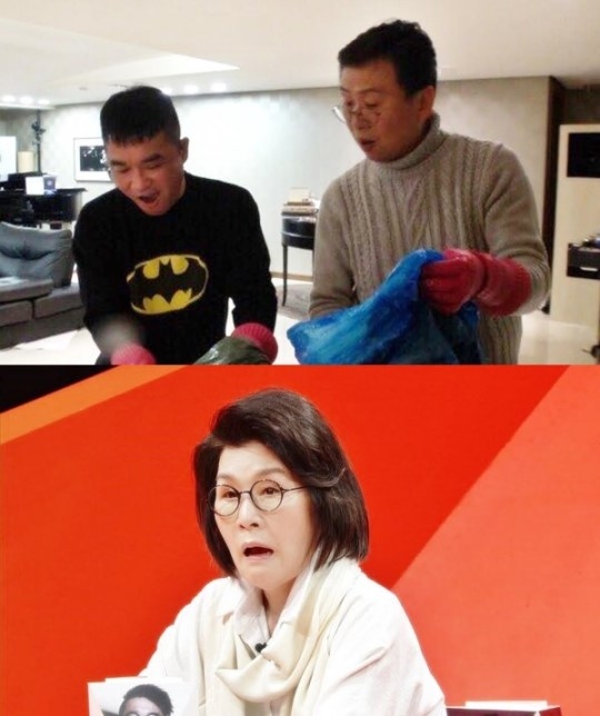 '미운우리새끼' 김건모가 집안에 대형 어항을 설치했다./ 사진=SBS제공