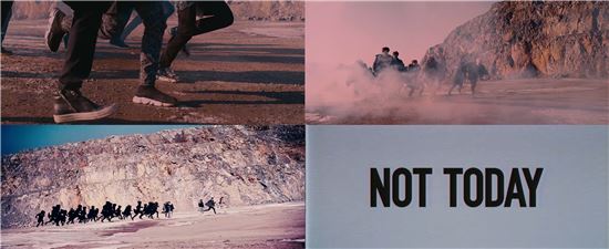 방탄소년단의 신곡 '낫 투데이'/사진='낫 투데이' 뮤직비디오 티저 캡처