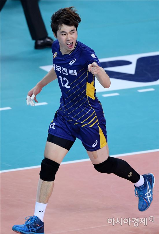 [포토]득점 환호하는 전광인