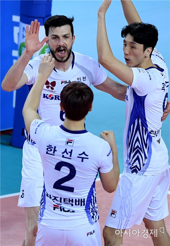 [포토]환호하는 가스파리니