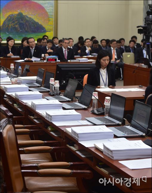 [포토]국회 상임위 보이콧하는 자유한국당