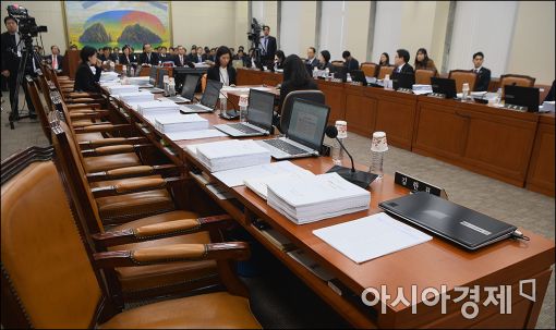 [포토]자유한국당 빠진 국회 정무위