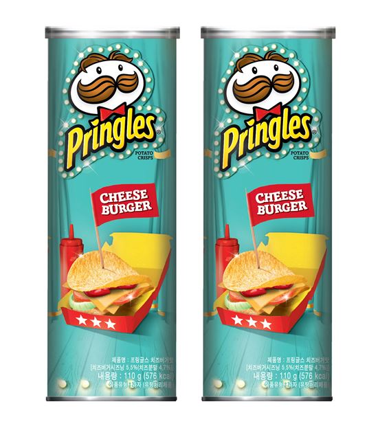 프링글스, 치즈 풍미 살린 '치즈버거' 신제품 출시