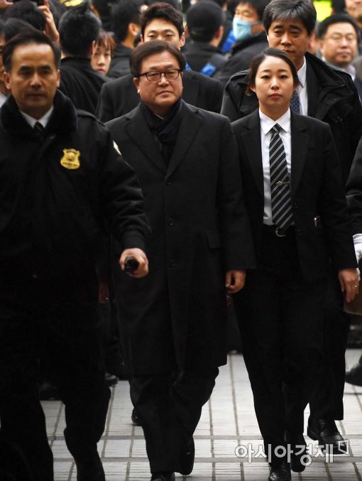 [포토]박상진 삼성전자 사장, 영장심사 출석 