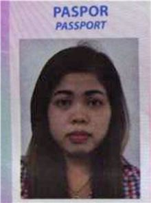 김정남 살해 용의자로 체포된 시티 아이샤. (사진=AP연합)