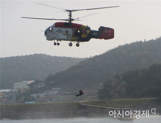 해양경찰청 소속 항공구조대. 자료사진.