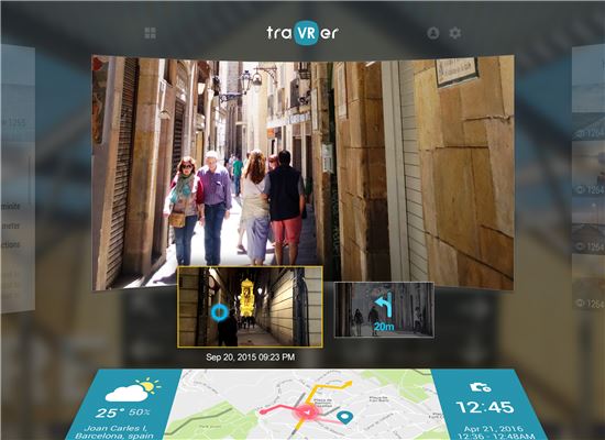 가상여행 체험 서비스 '트래블러'