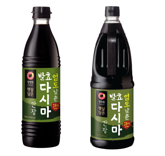 대상 청정원, 햇살담은 염도 낮춘 발효다시마 간장 출시 