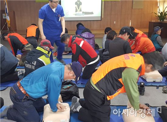 함평군 '4분의 기적’심폐소생술 교육 실시