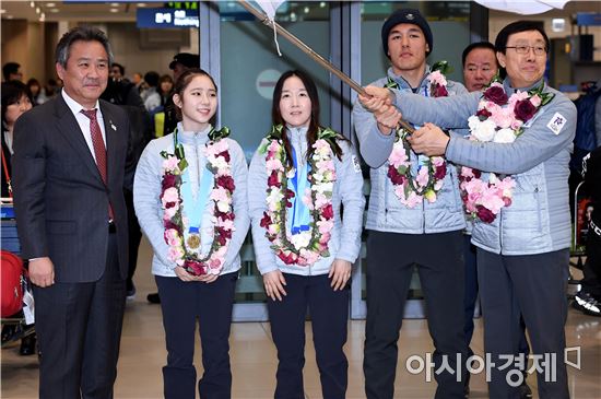 [포토]금의환향한 삿포로 동계아시안게임 선수단