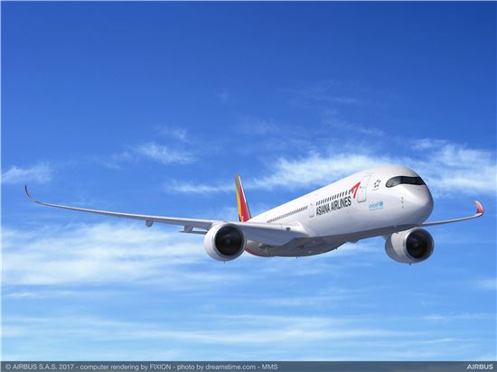 아시아나항공 A350 5월부터 운항…예약 개시 
