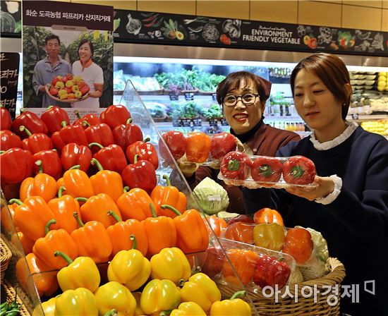 알록달록 파프리카 맛 보세요