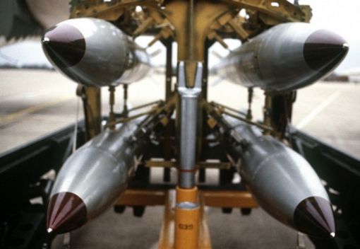 미국의 항공기 투하 전술핵폭탄 B-61(사진=아시아경제DB)