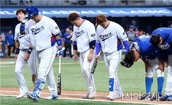 [포토]WBC대표팀, '이스라엘에 1-2 패배'